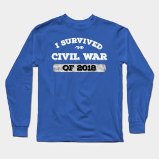 I survived the Civil War of 2018 Long Sleeve T-Shirt